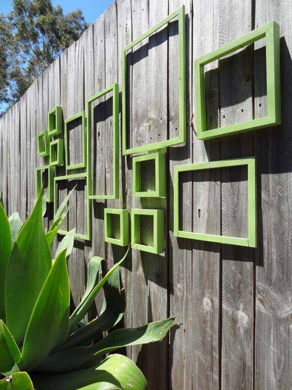 Garden Fence Decoration Ideas